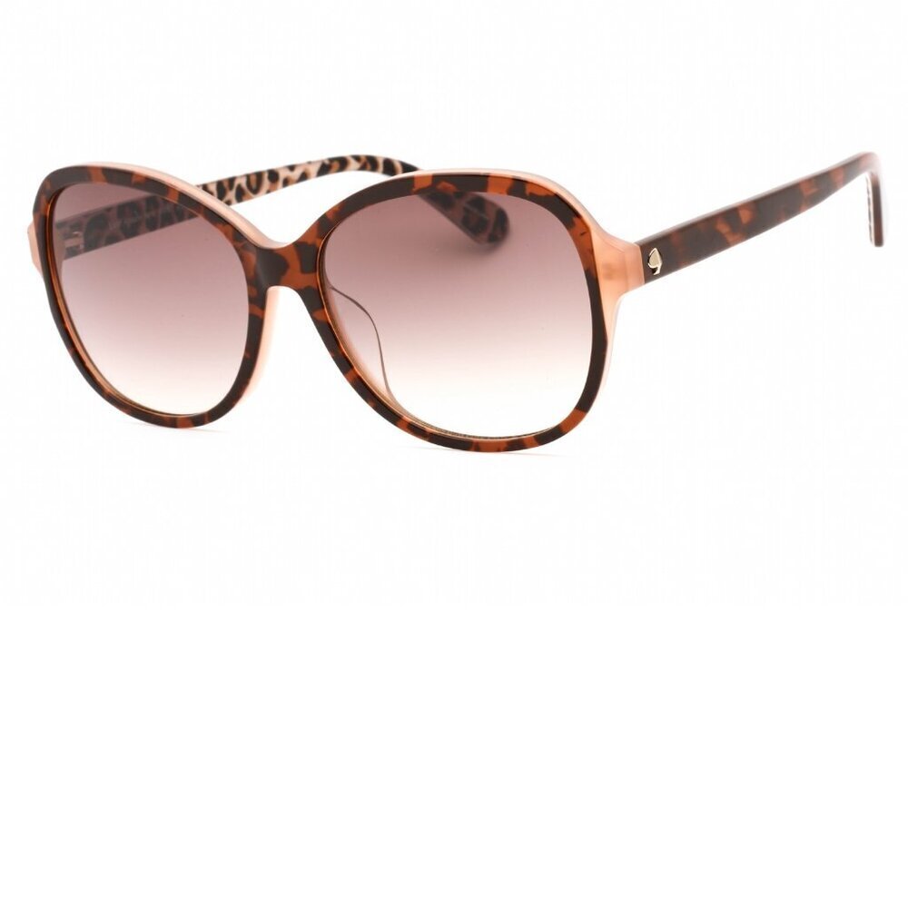 Kate Spade Tamera Havana Round Sunglasses Brand New in Case